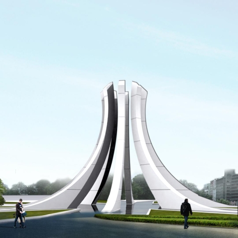 165-طراحی میادین محور آزادی کرمان